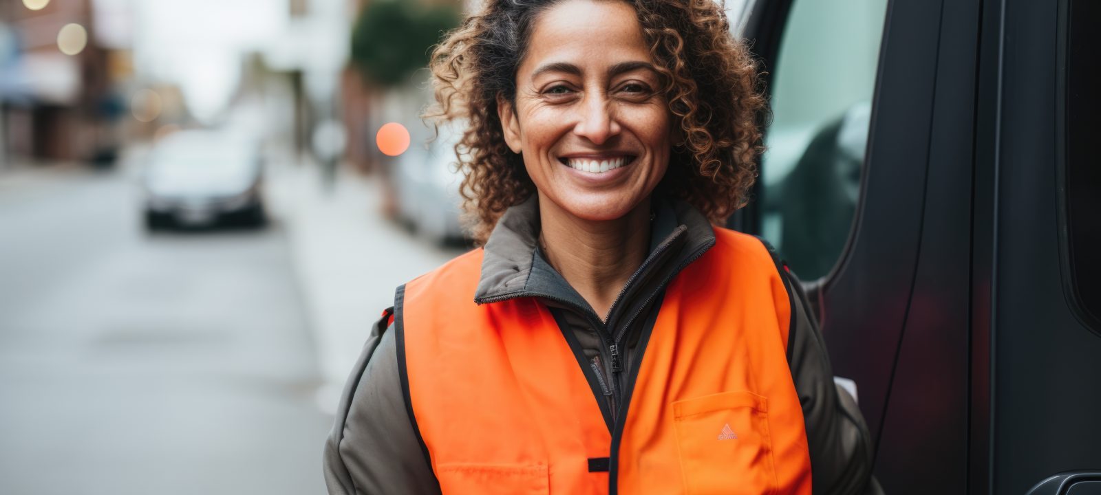 Conductrice livreuse