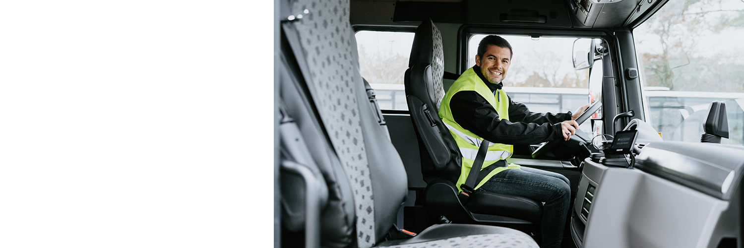 Conducteur routier de marchandises sur porteur - En-tête