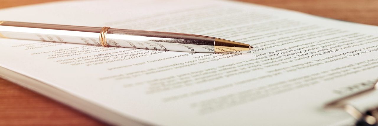 Contrat signature - En-tête