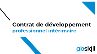 Logo Contrat de développement professionnel intérimaire