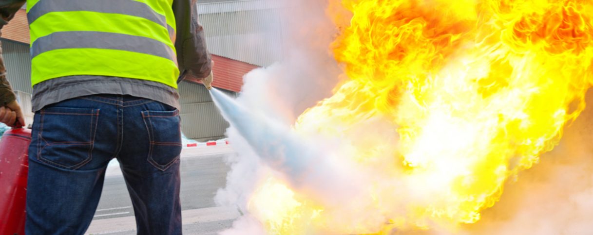 Formation sur l'utilisation d'un extincteur