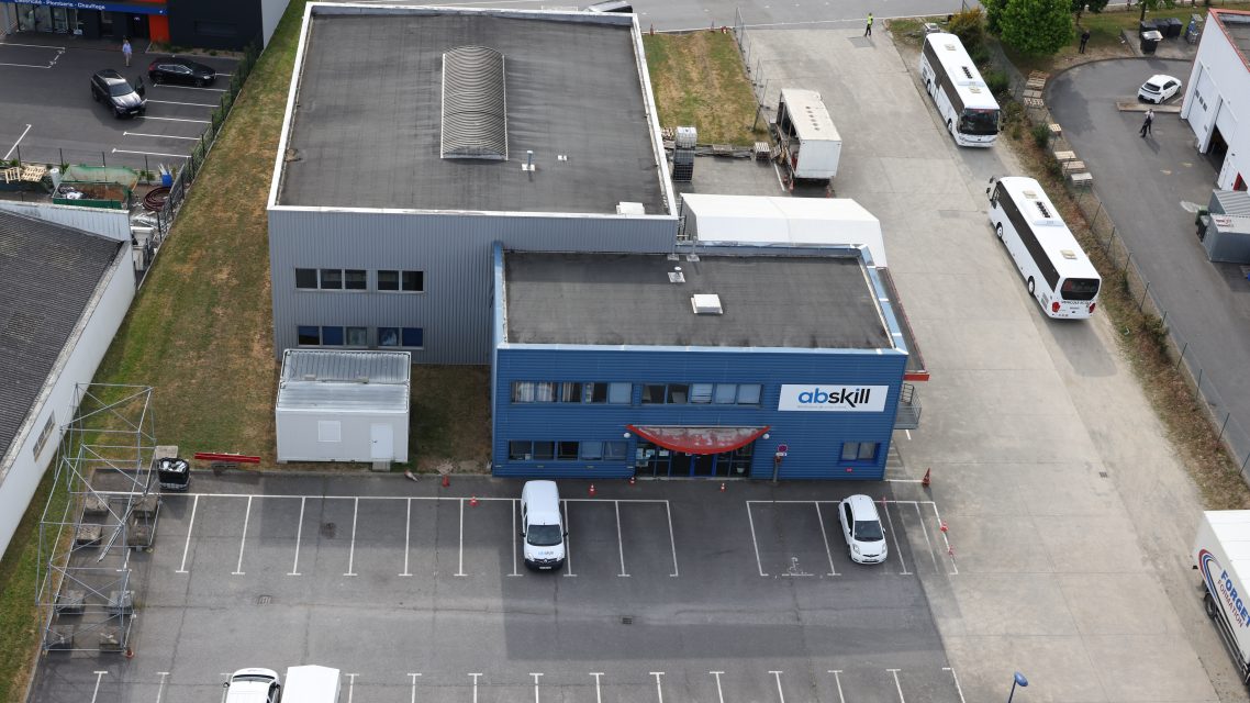 Centre ABSKILL Auray vu du ciel Centre ABSKILL Auray vu du ciel