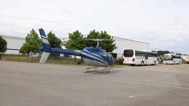 Hélicoptère ENEDIS centre ABSKILL Auray