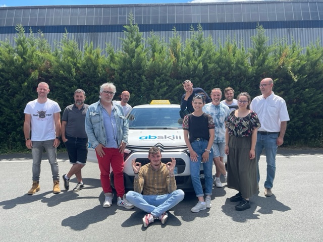 Groupe d'apprenant du titre professionnel ECSR