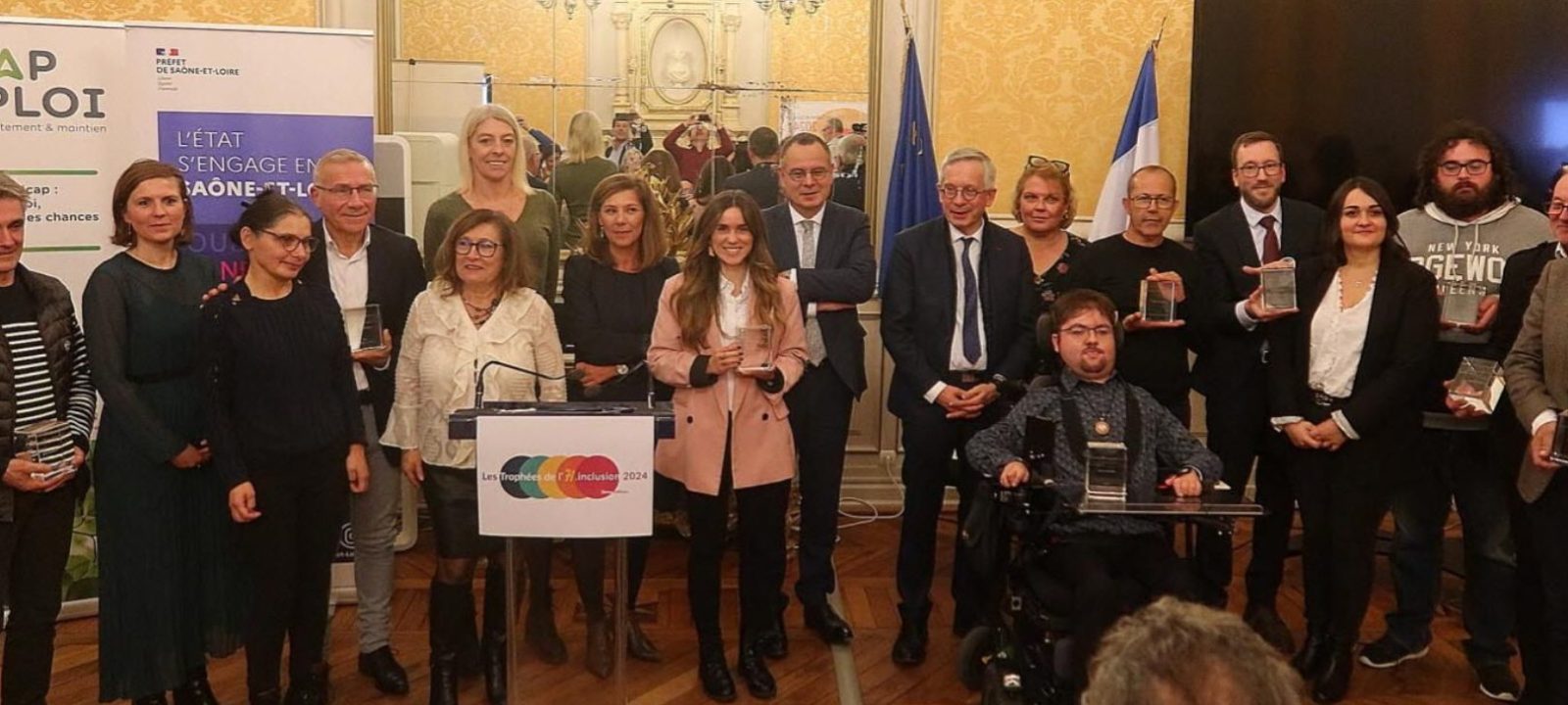 Photo de la cérémonie des Trophées de l'H.Inclusion